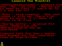 Leopold the Minstrel (1994)(Zenobi Software)